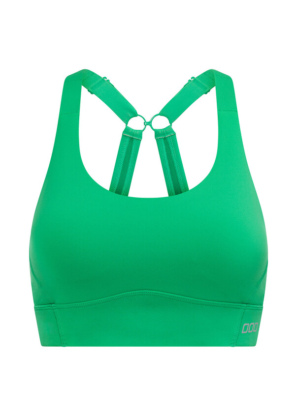 Game Time Recycled Sports Bra, Green