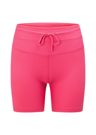 bo + tee, Shorts, Bo Tee Contrast Waist Cycling Shorts In Pink Xs