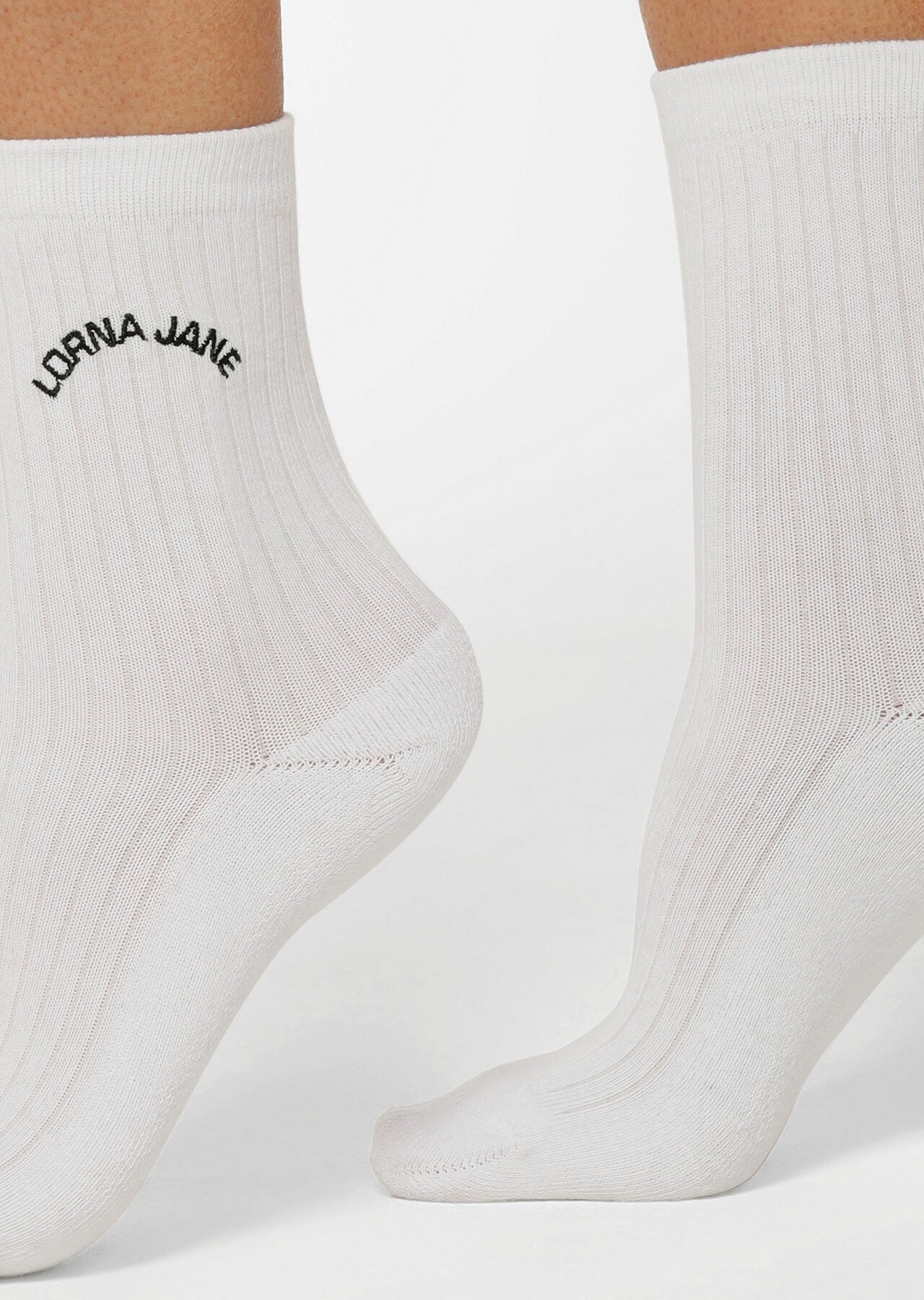 Quarter Crew Sock | White | Lorna Jane SG