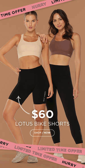 Lotus Leggings and Bike Shorts Promos